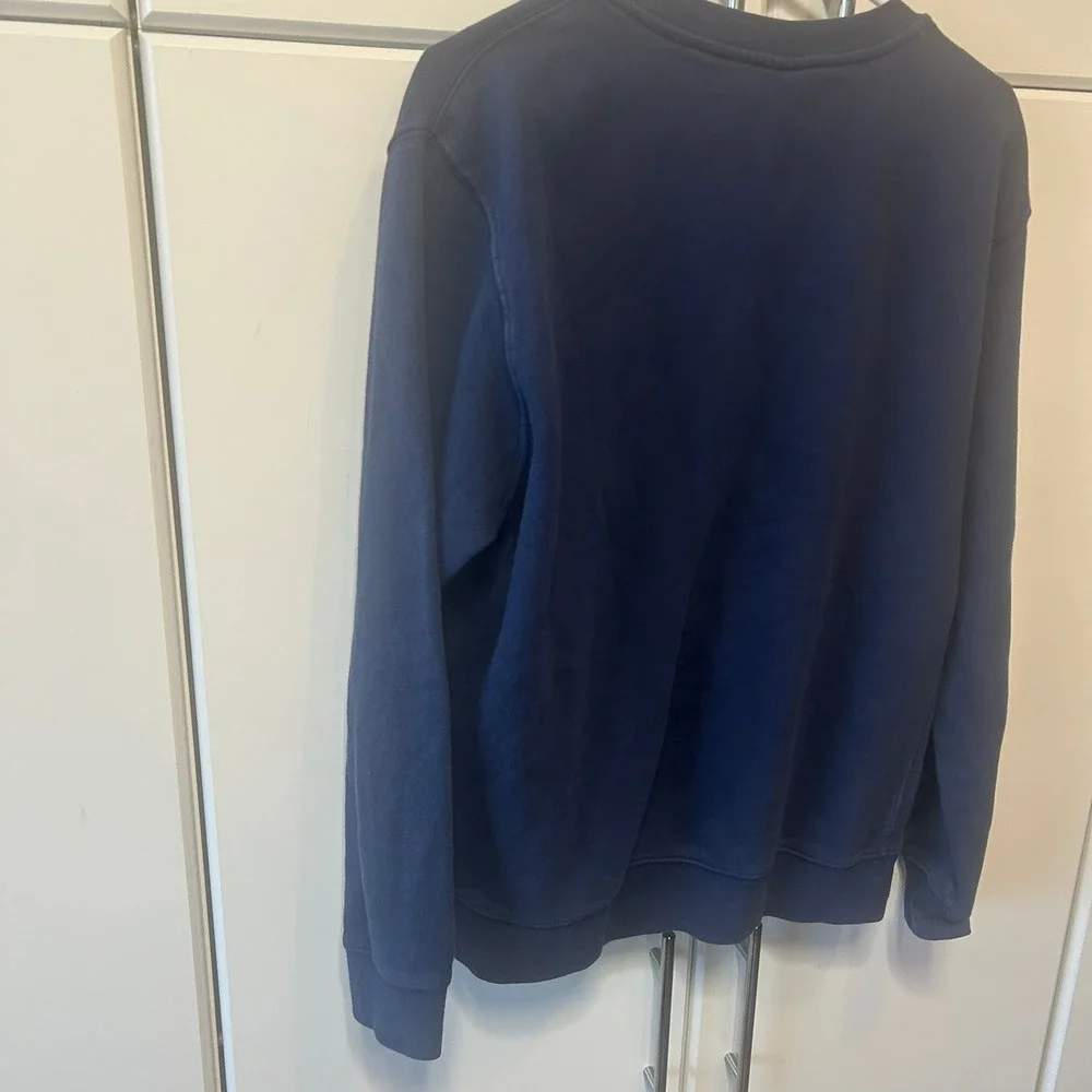 Nike Sportswear Club Fleece Crewneck Sweatshirt Navy Blue Large BV2662-410